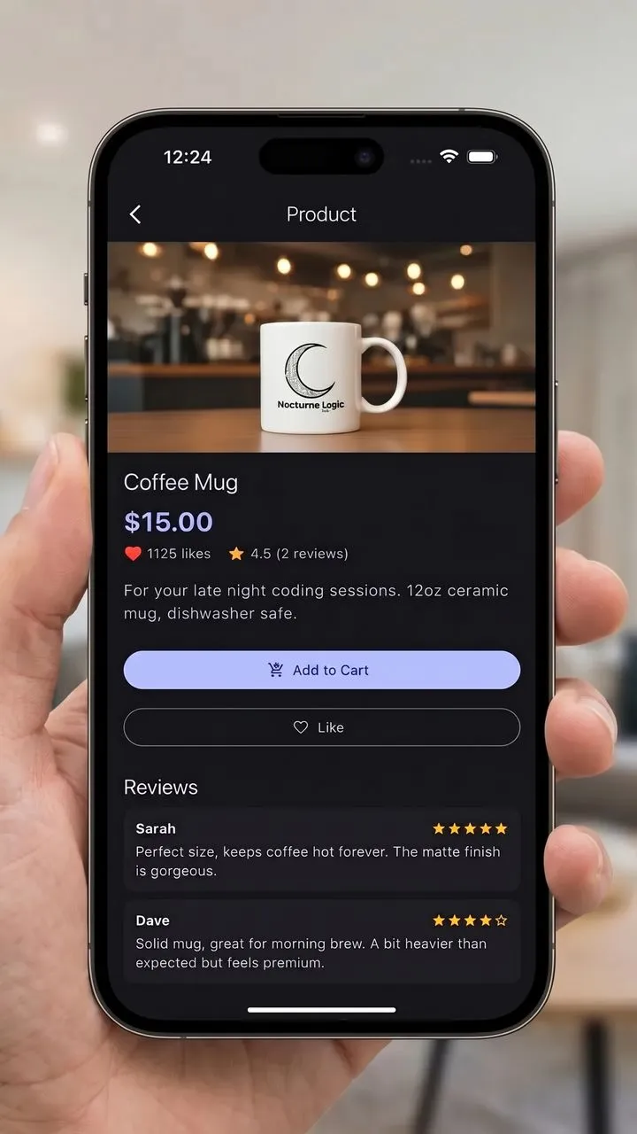 Nocturne mobile app